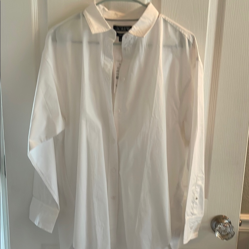 J Crew woman’s button-down White Shirt